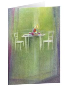 Kunstkarten "Gedeckter Tisch" 5 Stk.