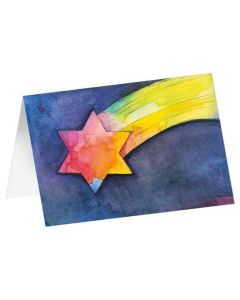 Kunstkarten "Stern in dunkler Nacht" 6 Stk.