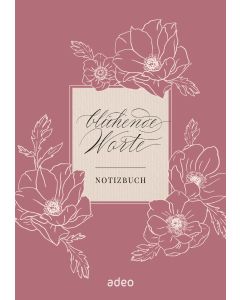 Blühende Worte - Notizbuch