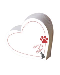 Notizzettelblock »Ein Herz auf vier Pfoten«