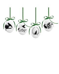 4er-Set Ostereier »Scherenschnitt«