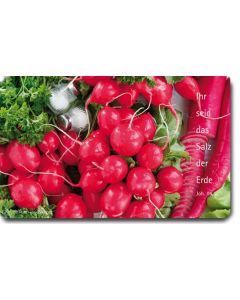 Vesperbrettchen / Frühstücksbrettchen Radieschen