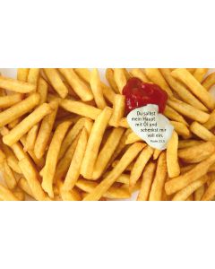 Vesperbrettchen / Frühstücksbrettchen Pommes