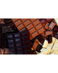 Vesperbrettchen / Frühstücksbrettchen Schokolade