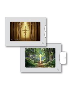 Zwei-Bild-Karte Licht Leben