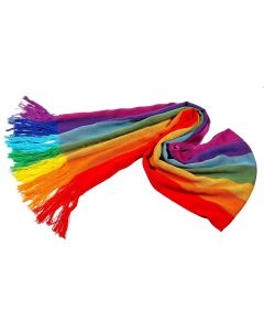 Regenbogenschal