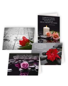 4er-Set Kondolenz-Karten »Bonhoeffer«