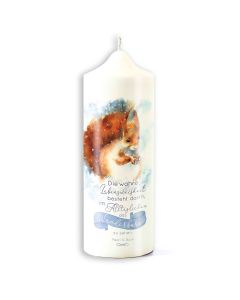 Kerze »Eichhörnchen«