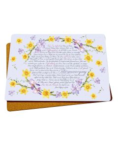 2er-Platzset » Osterspaziergang« aus Kork