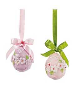 2er-Set Keramik-Anhänger »Ostergrüße«