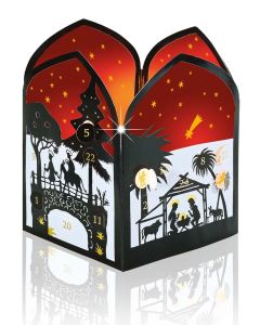 Adventskalender-Laterne