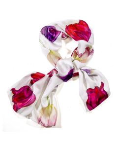 Chiffonschal »Tulpen«