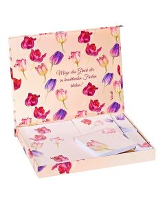 Notizzettelbox »Blühendes Glück«