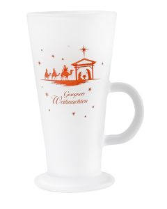 Glastasse »Gesegnete Weihnachten«