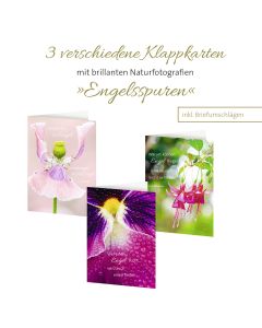 3er-Set Grußkarten »Engelsspuren«