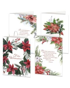 4er-Set Grußkarten »Segensreiche Weihnachtszeit«