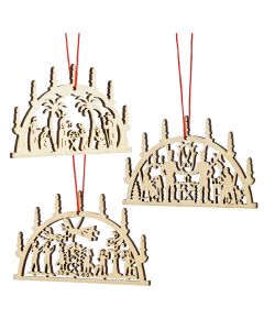 3er-Set Holz-Anhänger »Schwibbogen«