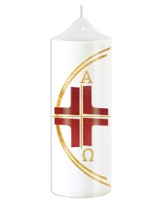 Kerze »Alpha & Omega«