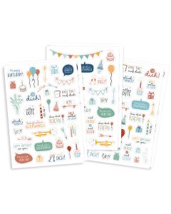 Sticker-Set Geburtstag