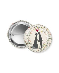 Button Hochzeit - 6er-Set