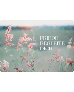 Friede begleite dich