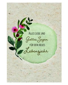 Alles Liebe und Gottes Segen für dein neues Lebensjahr