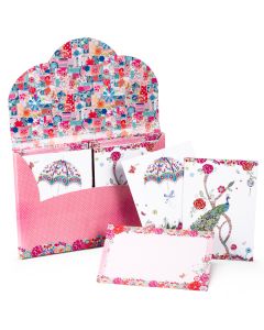 Blattgeflüster Patchwork Design Grußkarten-Set