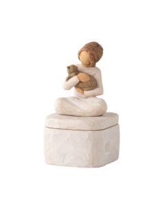 28178 Willow Tree Figur "Liebenswürdigkeit - Mädchen mit Aufbewahrungsbox"
