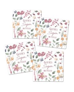 Untersetzer-Set 'Gottes Segen in Fülle'