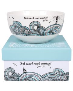 Müslischale in Geschenkbox 'Sei stark und mutig!'