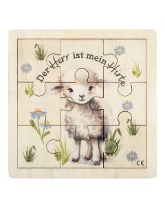 Holzrahmenpuzzle 'Schäfchen'