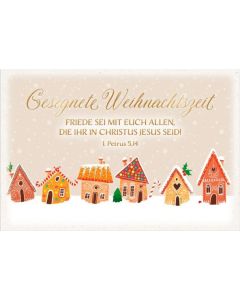 Postkartenserie "Gesegnete Weihnachtszeit" 10 Stk.