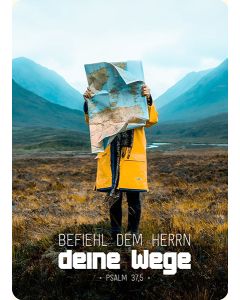 Postkarte 'Befiehl dem Herrn deine Wege'