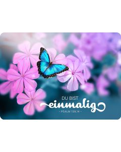 Postkarte 'Du bist einmalig'