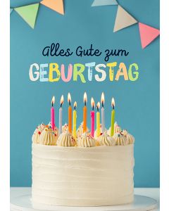 Postkarte 'Alles Gute zum Geburtstag'