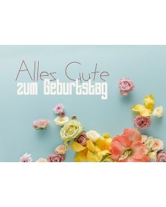 Postkarte 'Alles gute zum Geburtstag'