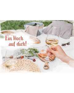 Postkarte 'Ein Hoch auf dich!'