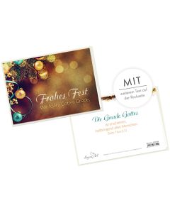 Faltkarte 'Frohes Fest Gottes Gnade