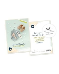 Faltkarte 'Kleiner Mensch, du bist sehr geliebt'