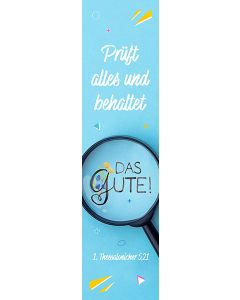 Lesezeichen 'Prüft alles und behaltet das Gute!