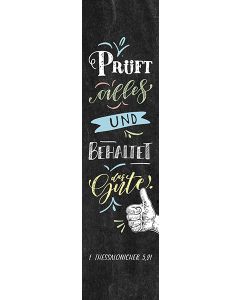 Lesezeichen 'Prüft alles und behaltet das Gute!