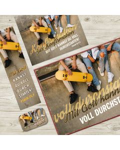 Geschenkset Konfirmation Boys (4 Teilig)