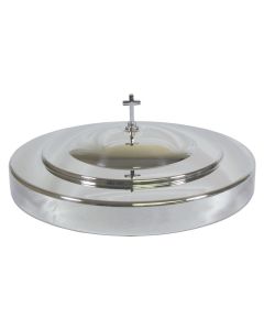Silvertone Communion tray cover - Stainless steel