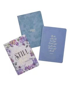 3er Notizbuch Set „Sei ruhig und erkenne“ 