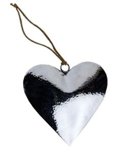 ALU-HERZ GEHAEMMERT 6X6 CM