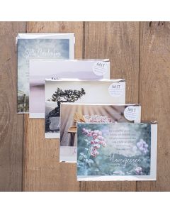 Faltkarten-Set 'Trauer' 5 Ex.