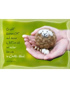 Postkarte 'In Gottes Hand' 1EX