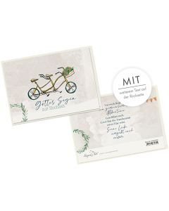 Faltkarte 'Hochzeit' (Tandem) 1EX