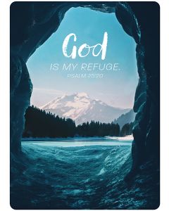 Postkarte 'God is my refuge' 1EX