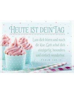 Postkarte 'Heute ist dein Tag' 1EX